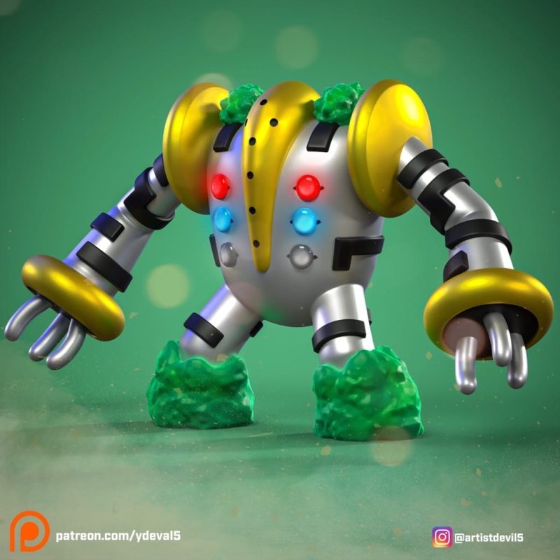 Ydeval 精灵宝可梦 雷吉奇卡斯-P站图纸收藏馆