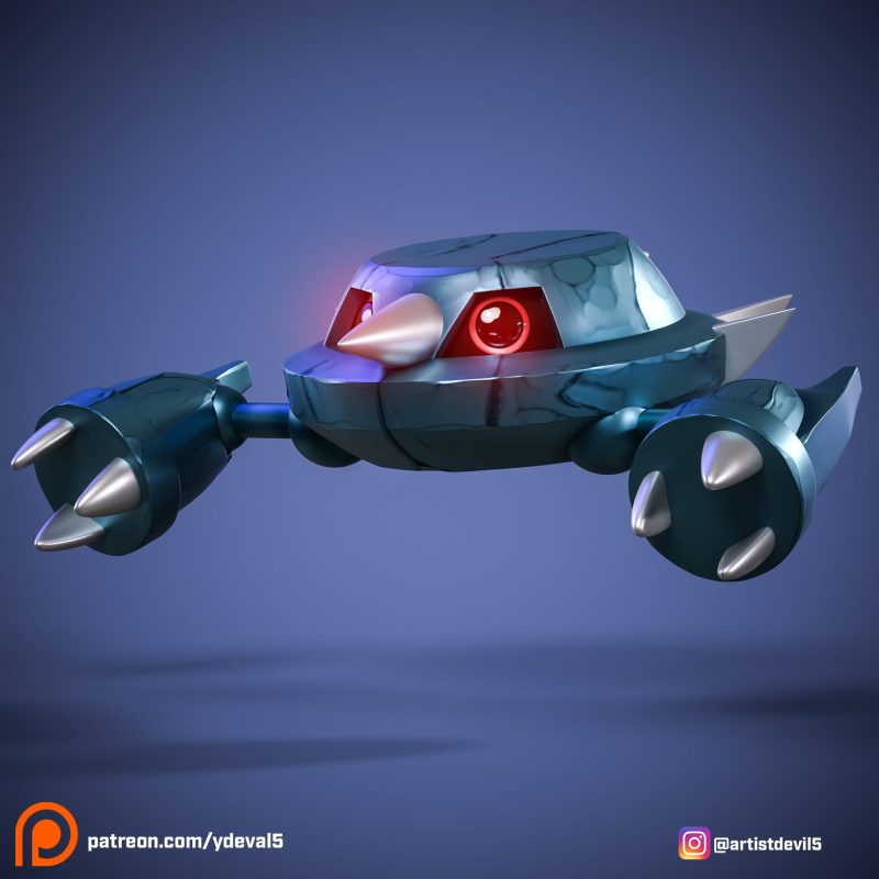 Ydeval 精灵宝可梦 金属怪-P站图纸收藏馆