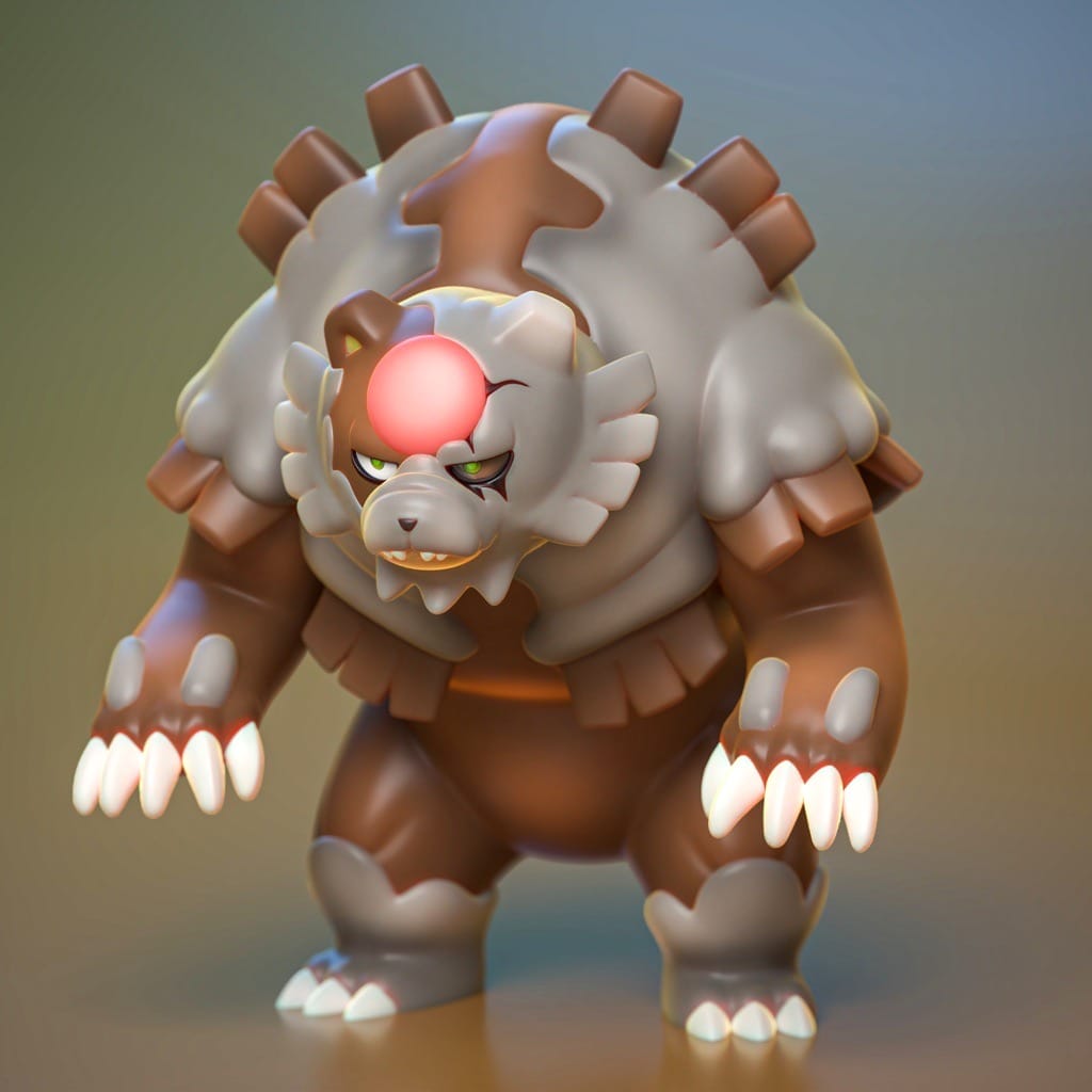 Ydeval 精灵宝可梦 月月熊-P站图纸收藏馆