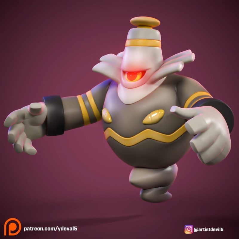 Ydeval 精灵宝可梦 黑夜魔灵-P站图纸收藏馆