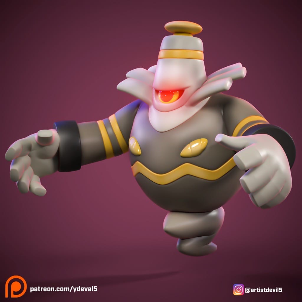 Ydeval 精灵宝可梦 黑夜魔灵-P站图纸收藏馆