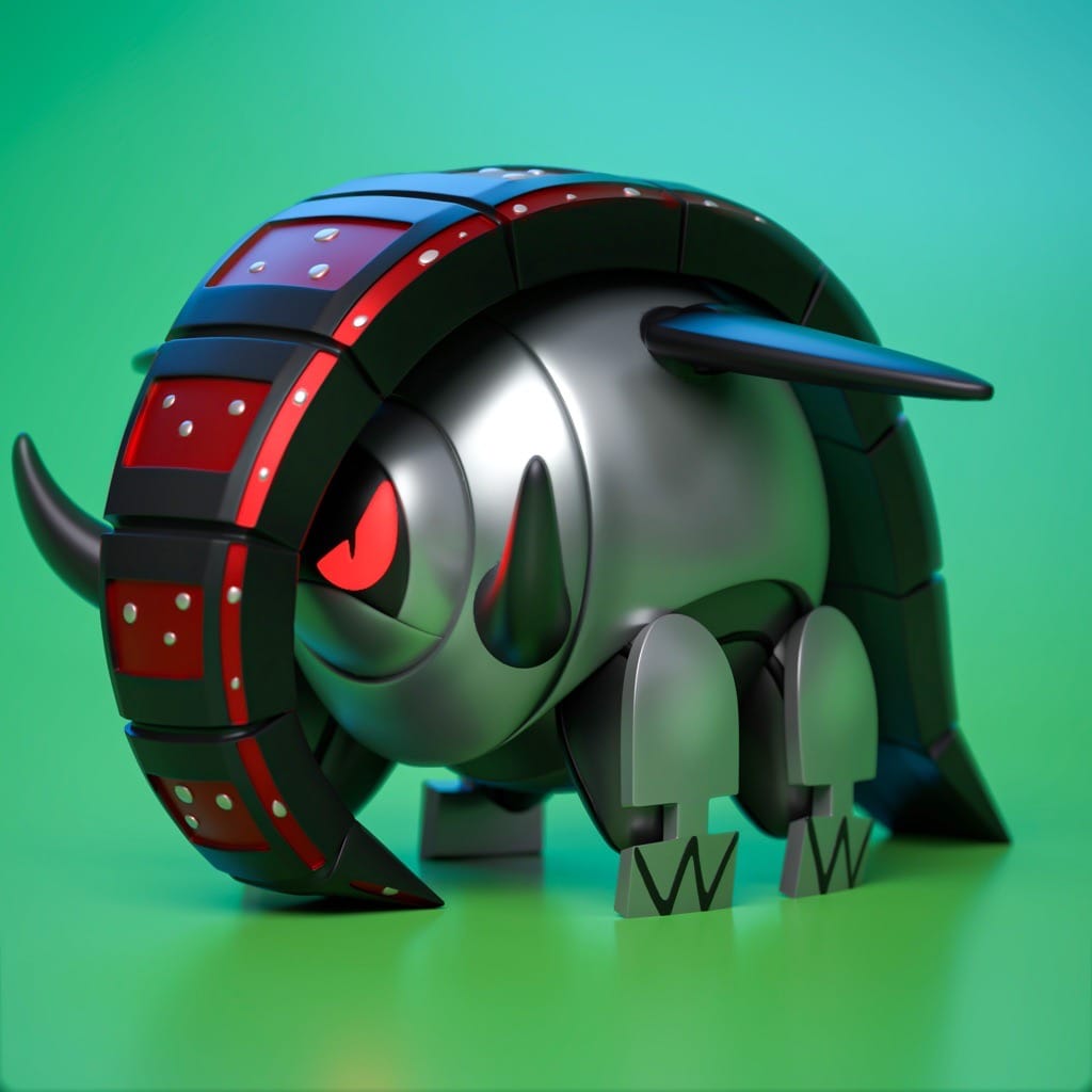 Ydeval 精灵宝可梦 铁辙迹-P站图纸收藏馆