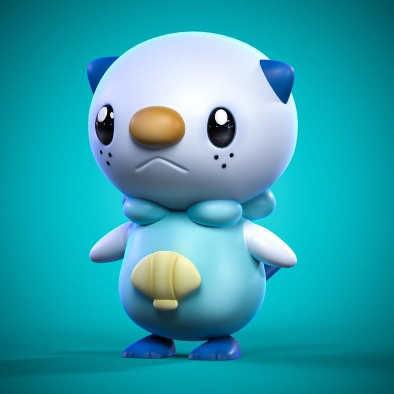 Ydeval 精灵宝可梦 水水獭-P站图纸收藏馆