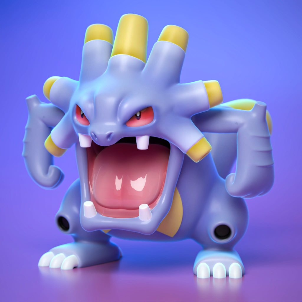 图片[1]-Ydeval 精灵宝可梦 爆音怪-P站图纸收藏馆