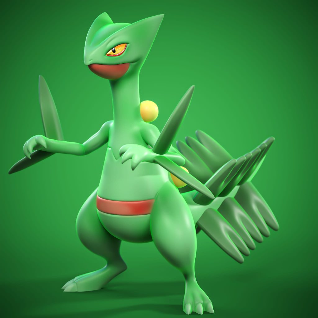 Ydeval 精灵宝可梦 蜥蜴王-P站图纸收藏馆