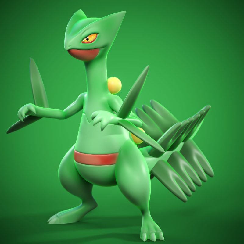 Ydeval 精灵宝可梦 蜥蜴王-P站图纸收藏馆