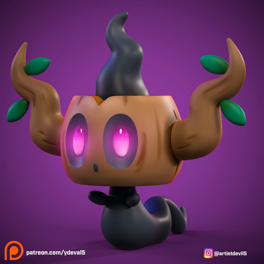 Ydeval 精灵宝可梦 小木灵-P站图纸收藏馆