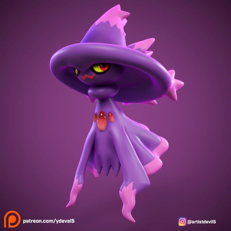 Ydeval 精灵宝可梦 梦妖魔-P站图纸收藏馆