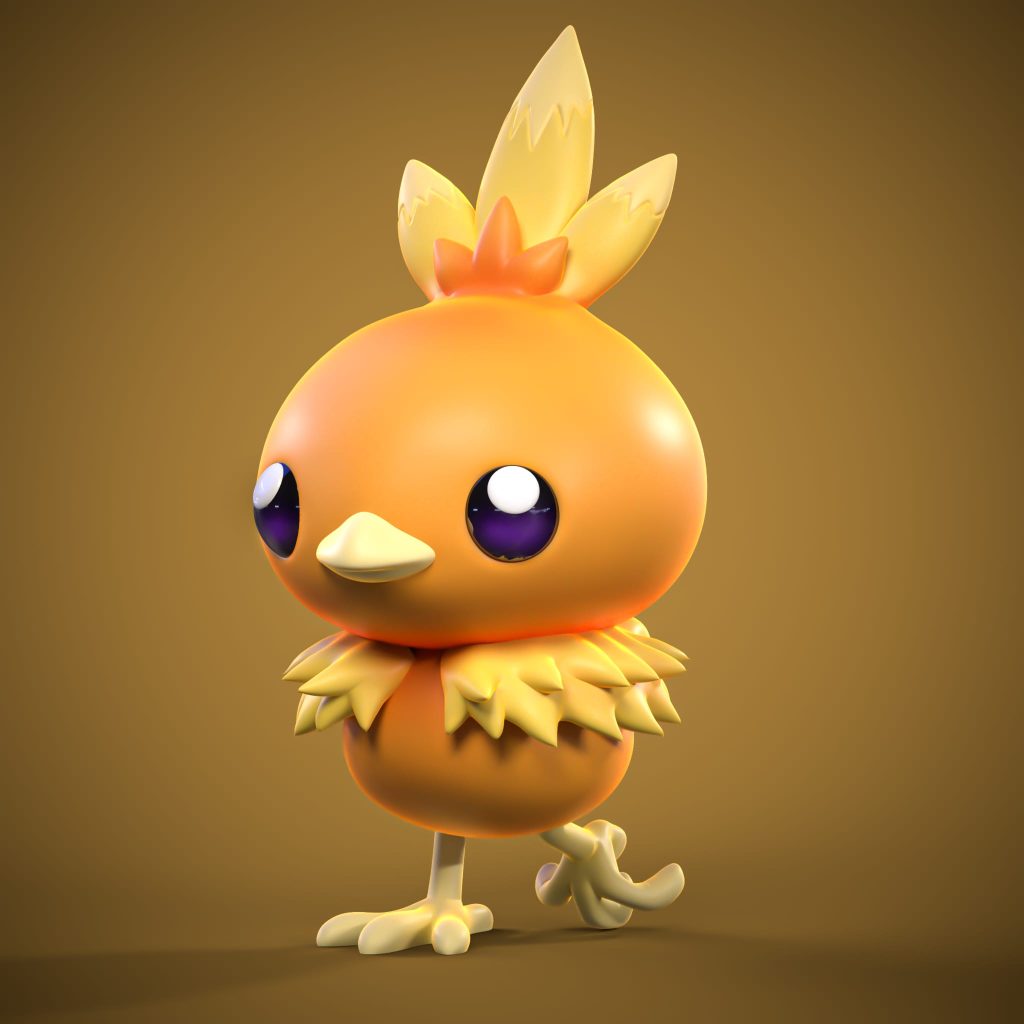 Ydeval 精灵宝可梦 火稚鸡-P站图纸收藏馆