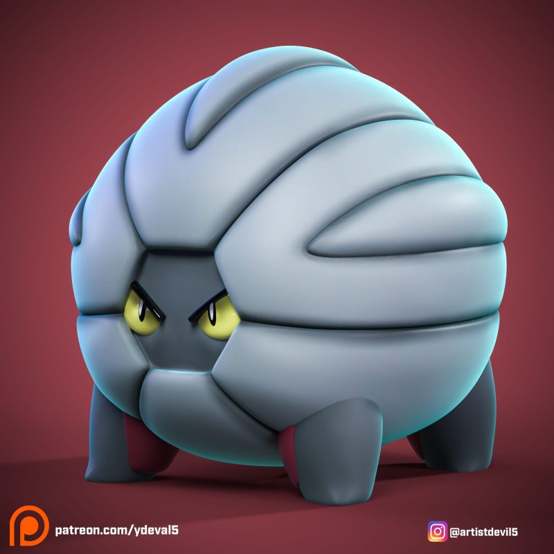 Ydeval 精灵宝可梦 甲壳龙-P站图纸收藏馆