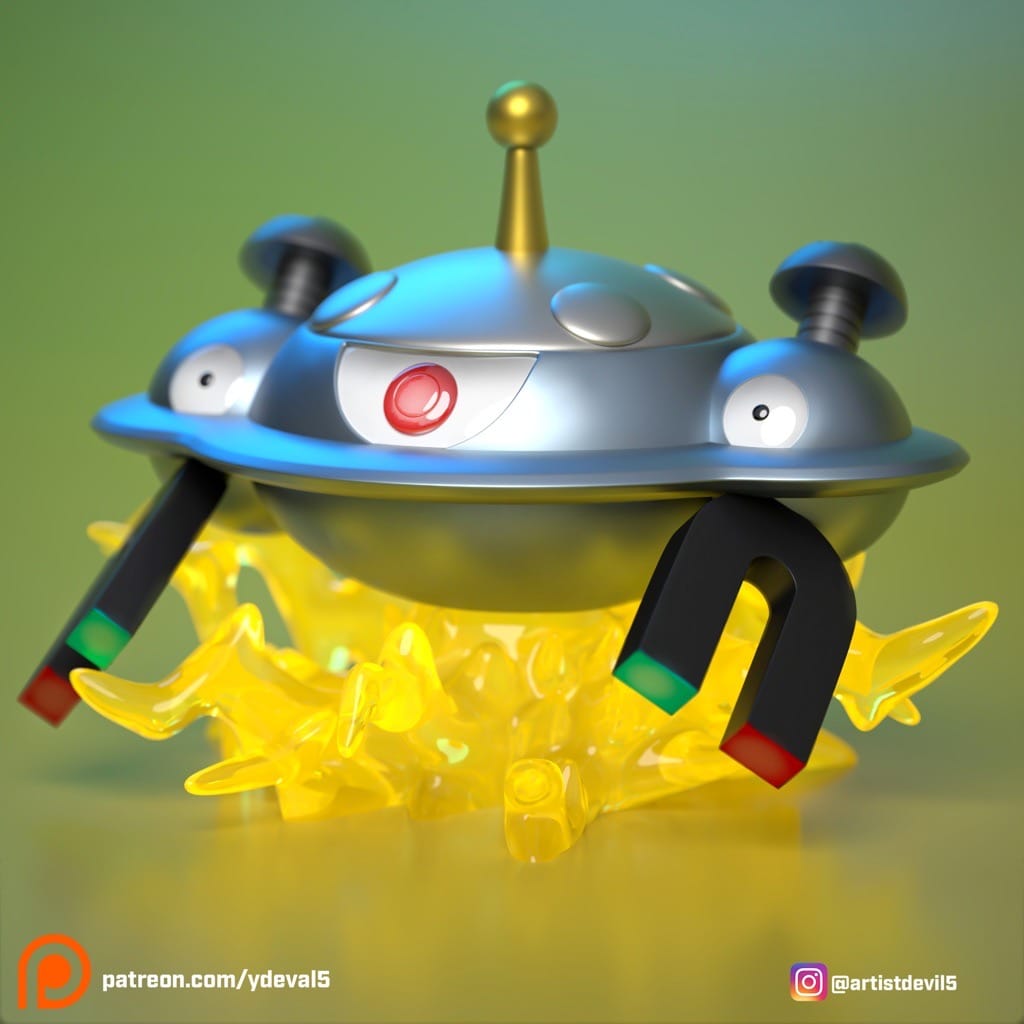 Ydeval 精灵宝可梦 自爆磁怪-P站图纸收藏馆