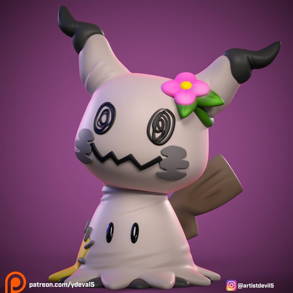 Ydeval 精灵宝可梦 谜拟丘-P站图纸收藏馆