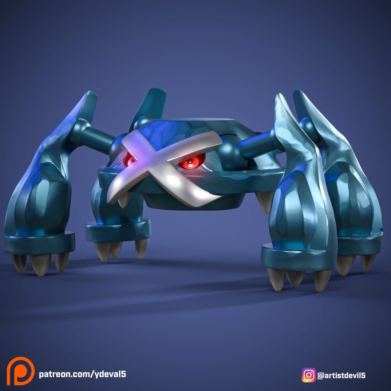 Ydeval 精灵宝可梦 巨金怪-P站图纸收藏馆