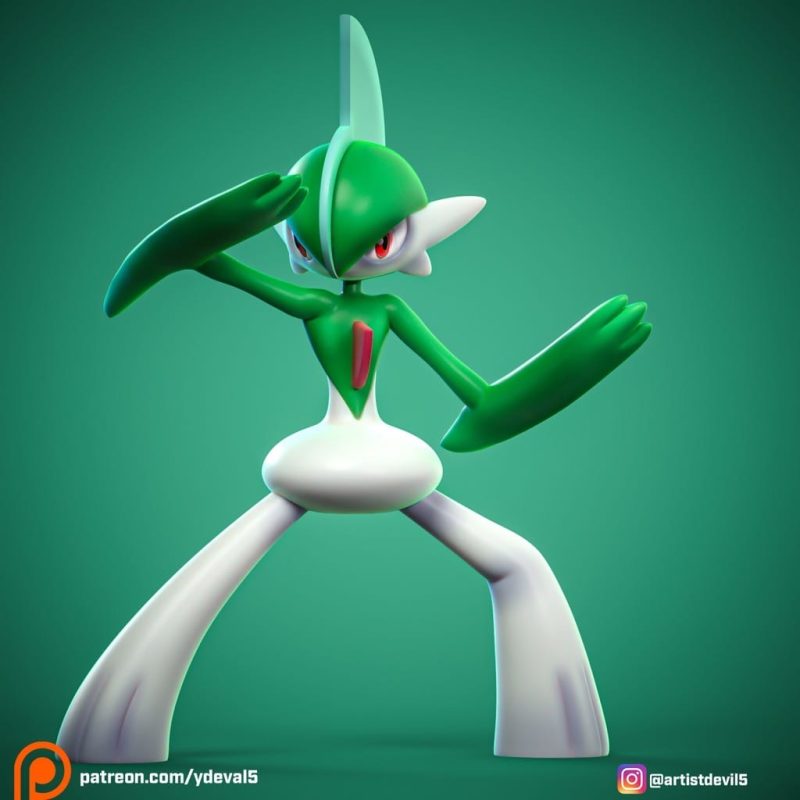 Ydeval 精灵宝可梦 艾路雷朵-P站图纸收藏馆