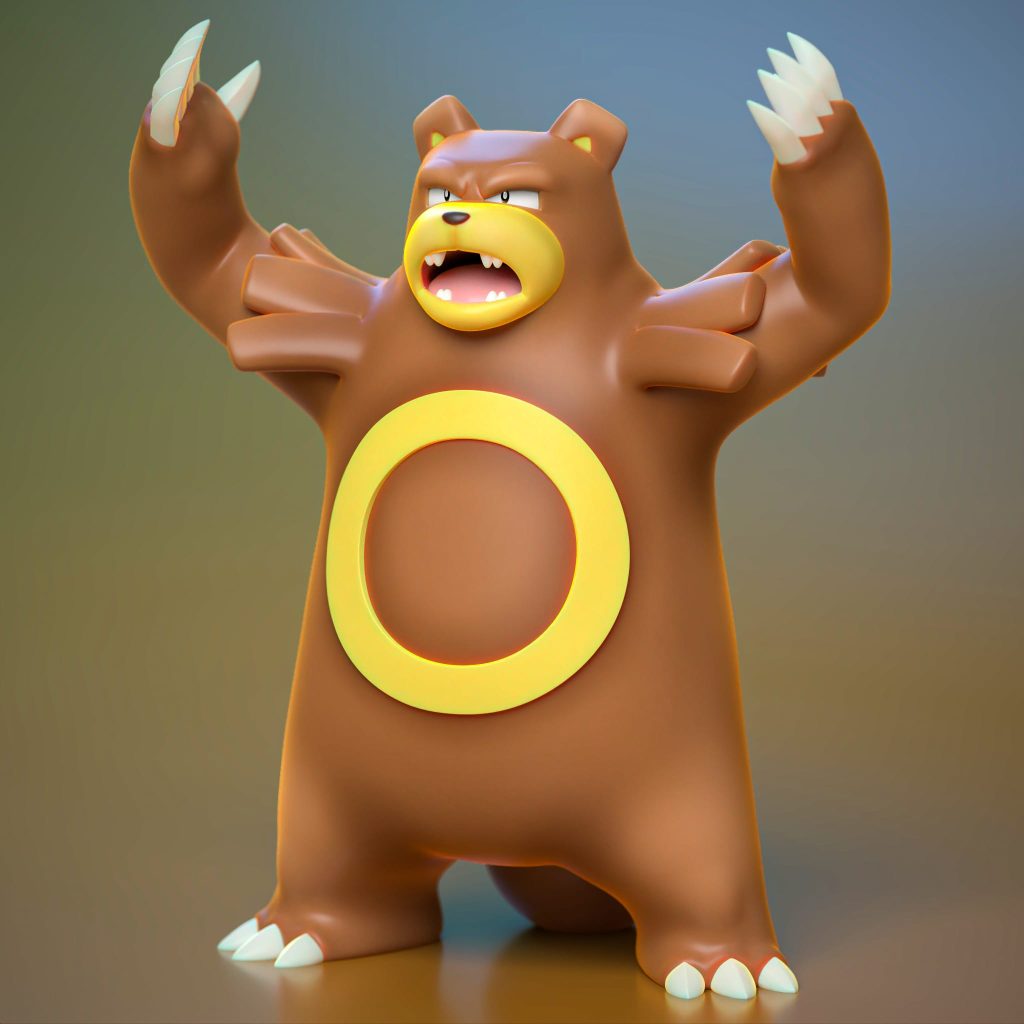 图片[1]-Ydeval 精灵宝可梦 圈圈熊-P站图纸收藏馆