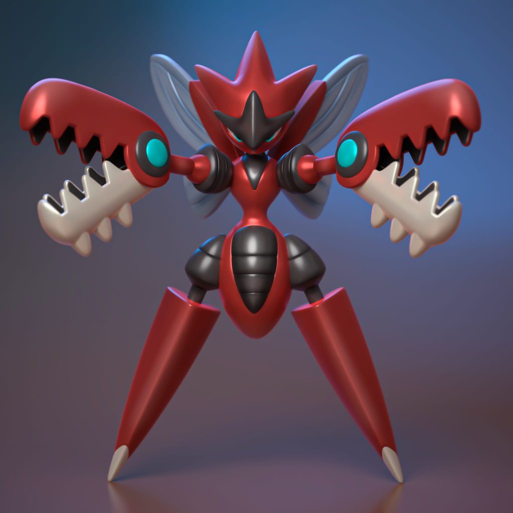 Ydeval 精灵宝可梦 巨钳螳螂-P站图纸收藏馆