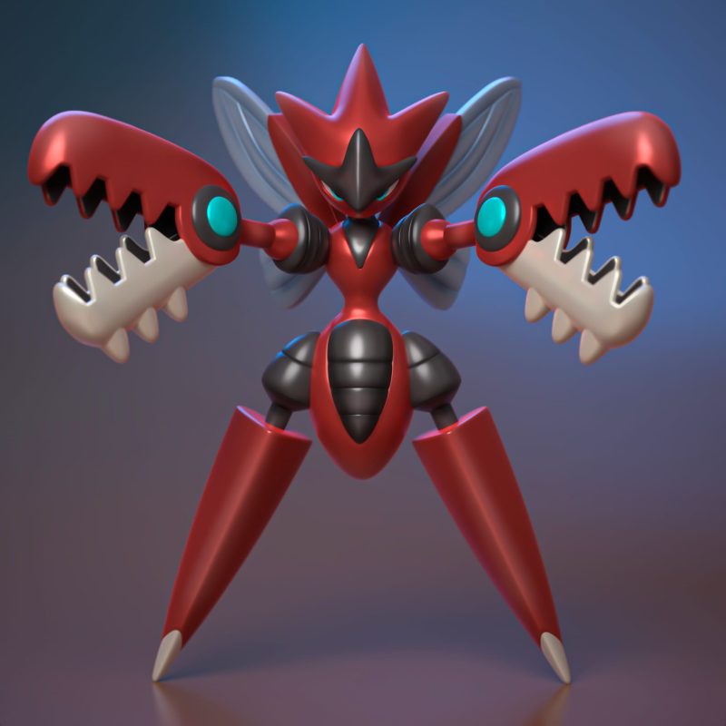 Ydeval 精灵宝可梦 巨钳螳螂-P站图纸收藏馆