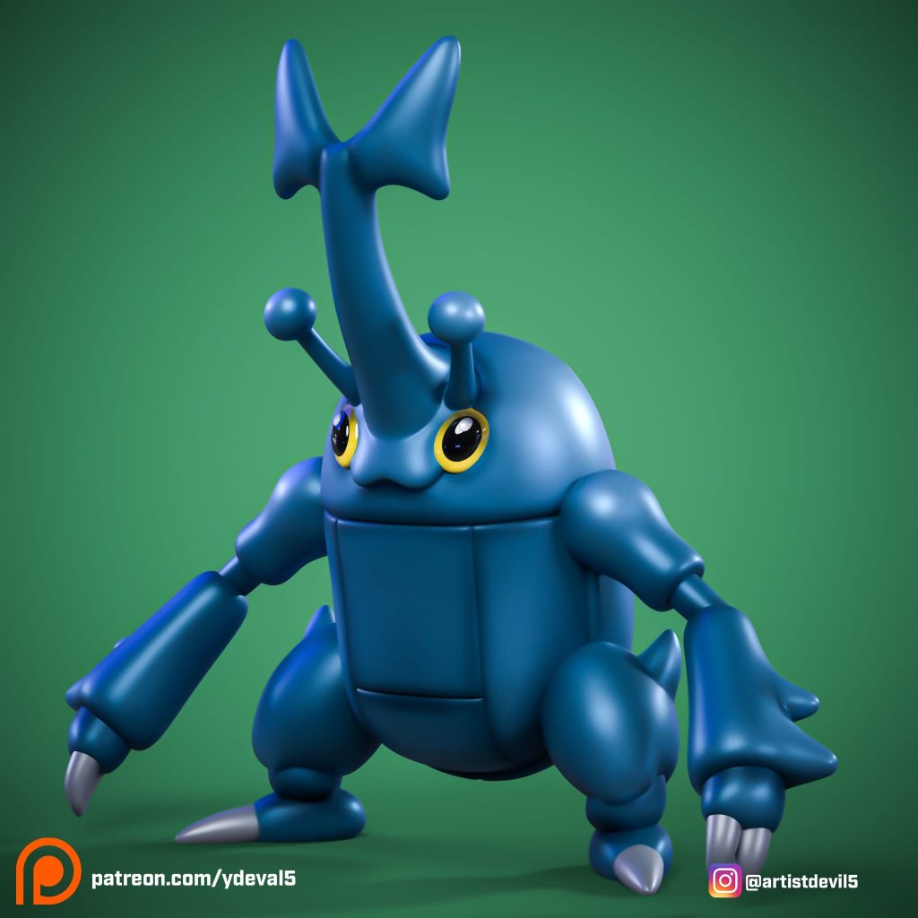 图片[1]-Ydeval 精灵宝可梦 赫拉克罗斯-P站图纸收藏馆