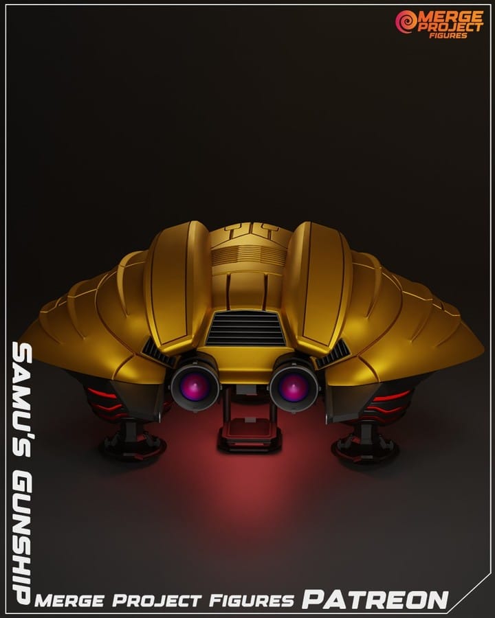 图片[2]-MPF 银河战士 萨姆斯的阿兰的战机-P站图纸收藏馆