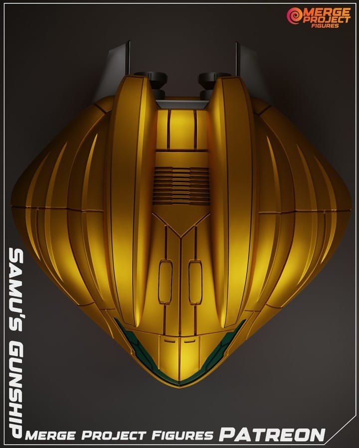 图片[3]-MPF 银河战士 萨姆斯的阿兰的战机-P站图纸收藏馆