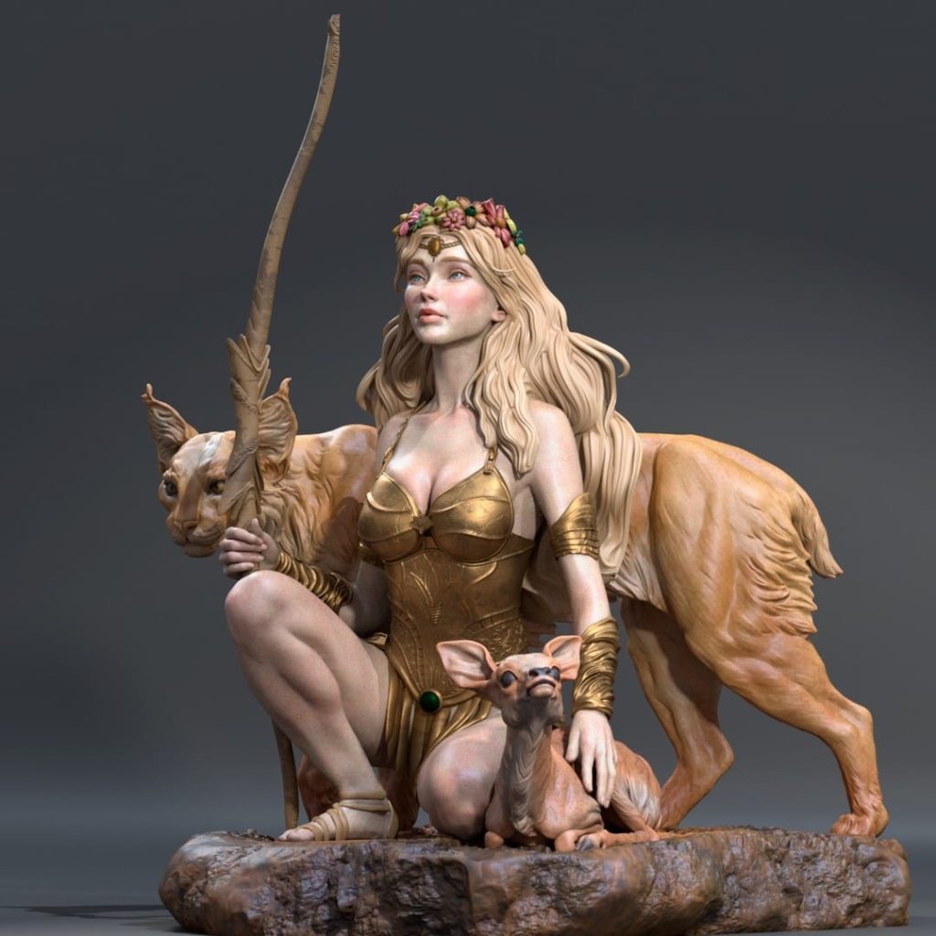 CA3D 狩猎女神 阿尔忒弥斯-P站图纸收藏馆