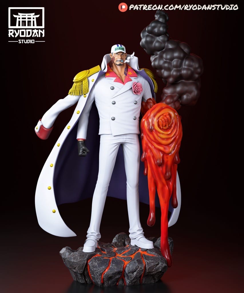 Ryodan 海贼王 赤犬-P站图纸收藏馆