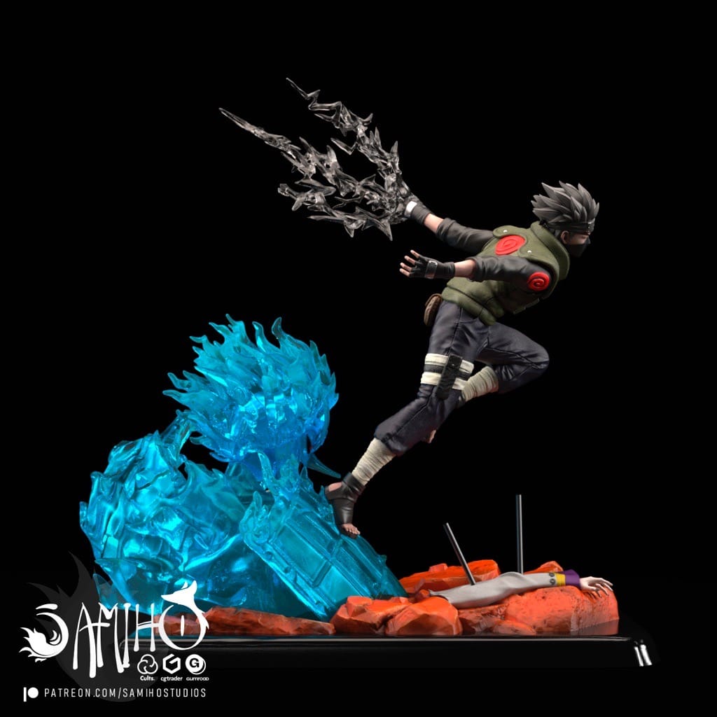 图片[2]-Samiho 火影忍者 卡卡西-P站图纸收藏馆