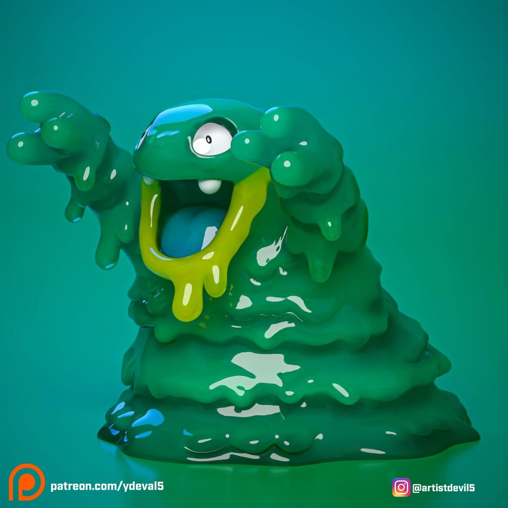 图片[1]-Ydeval 精灵宝可梦 阿罗拉臭泥-P站图纸收藏馆