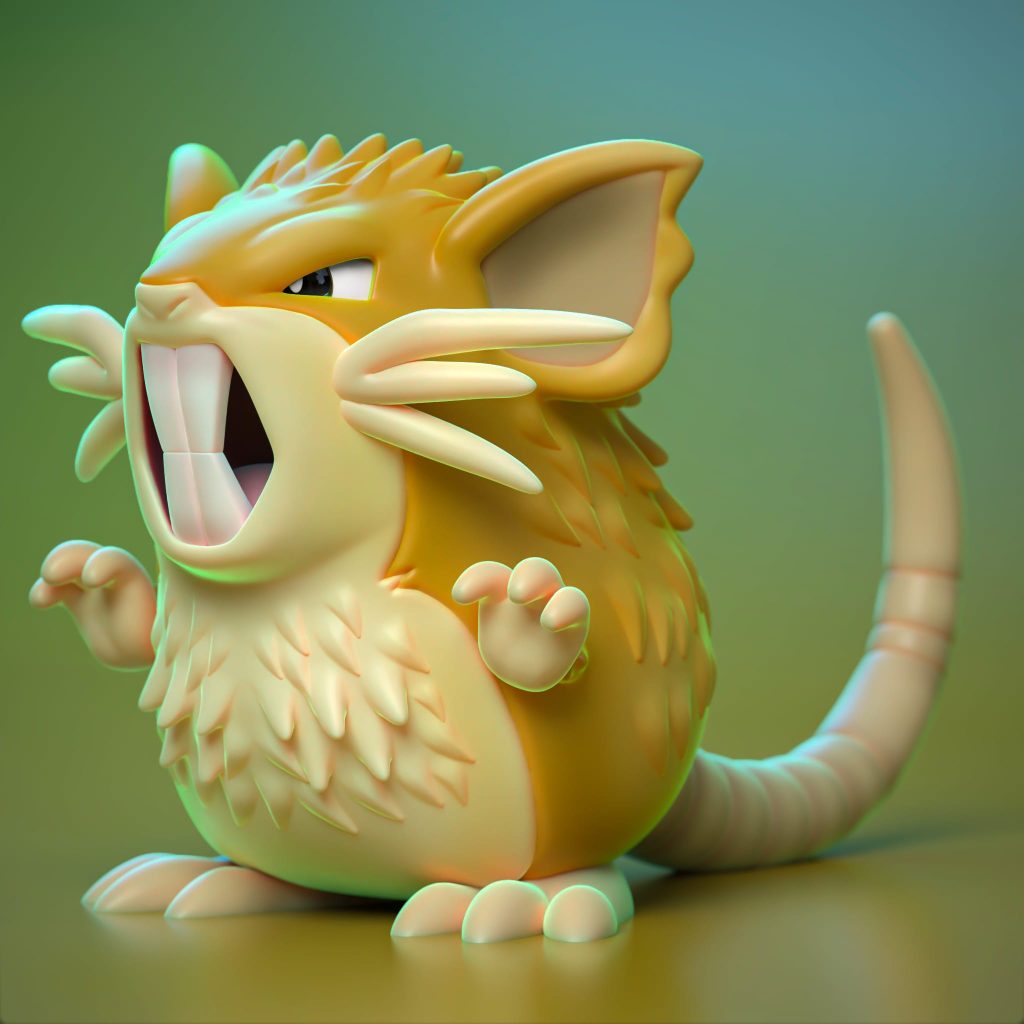 Ydeval 精灵宝可梦 拉达-P站图纸收藏馆