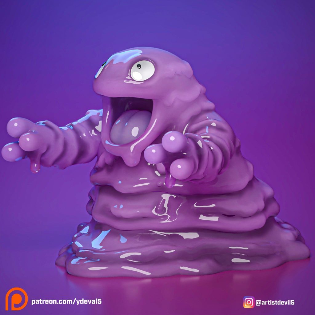 Ydeval 精灵宝可梦 臭泥-P站图纸收藏馆