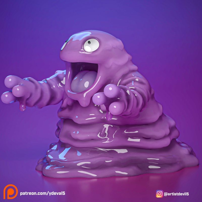 Ydeval 精灵宝可梦 臭泥-P站图纸收藏馆