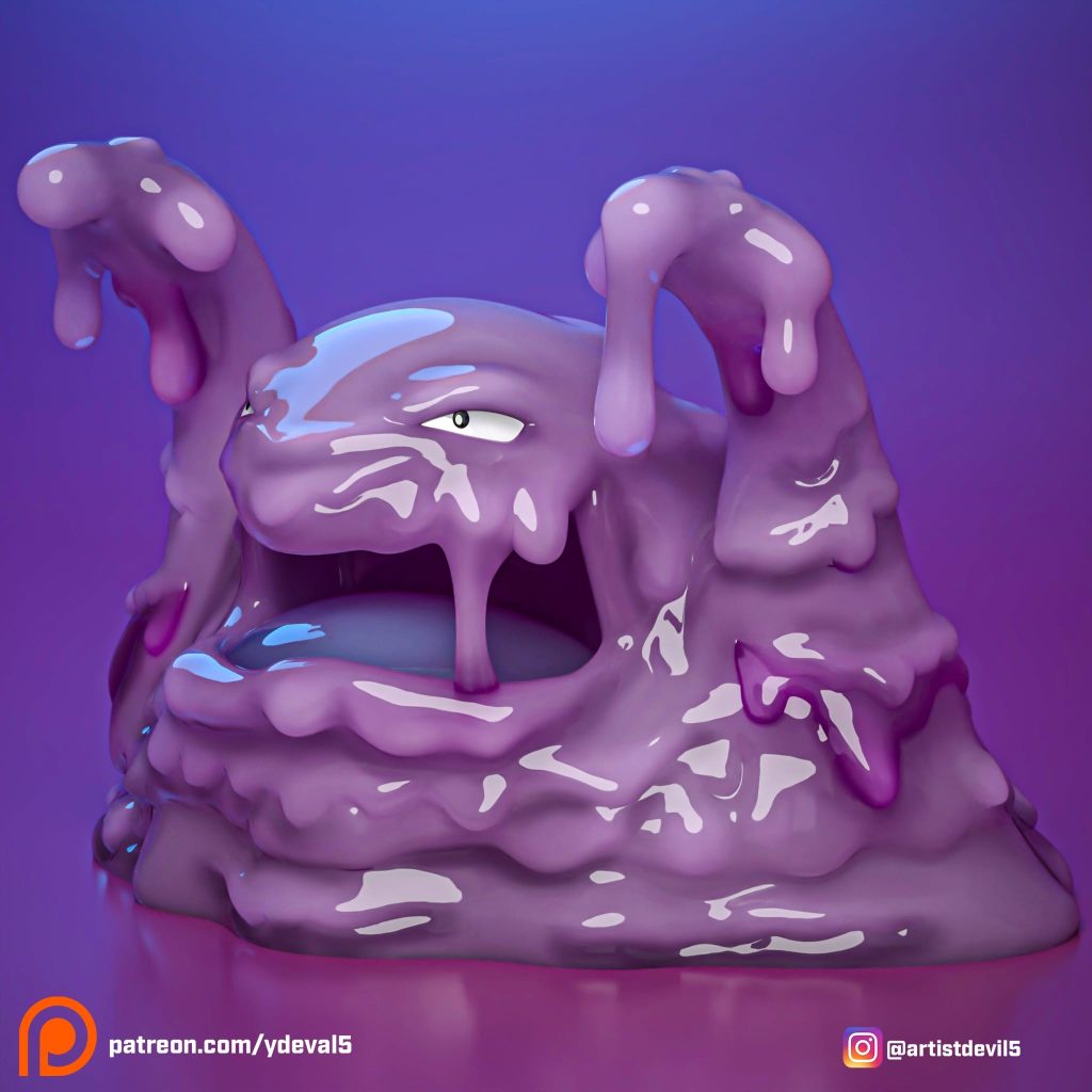 Ydeval 精灵宝可梦 烂泥兽-P站图纸收藏馆