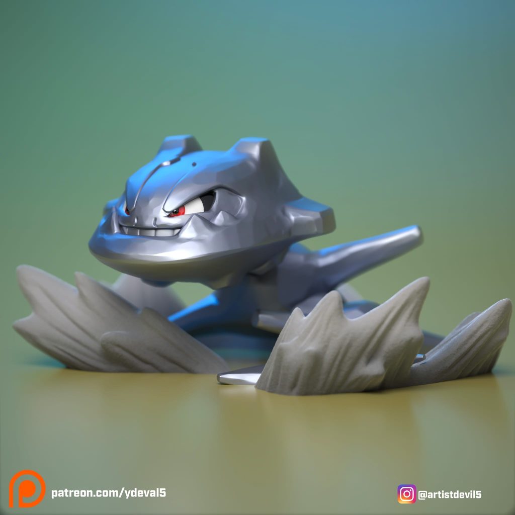 Ydeval 精灵宝可梦 大钢蛇-P站图纸收藏馆