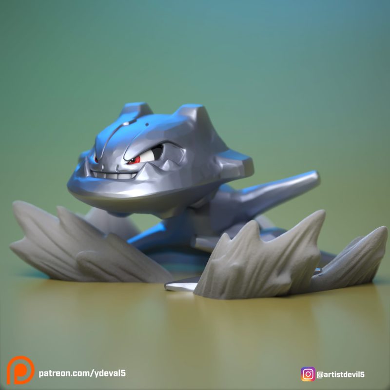 Ydeval 精灵宝可梦 大钢蛇-P站图纸收藏馆