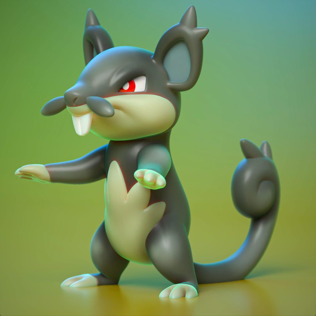 Ydeval 精灵宝可梦 小拉达-P站图纸收藏馆