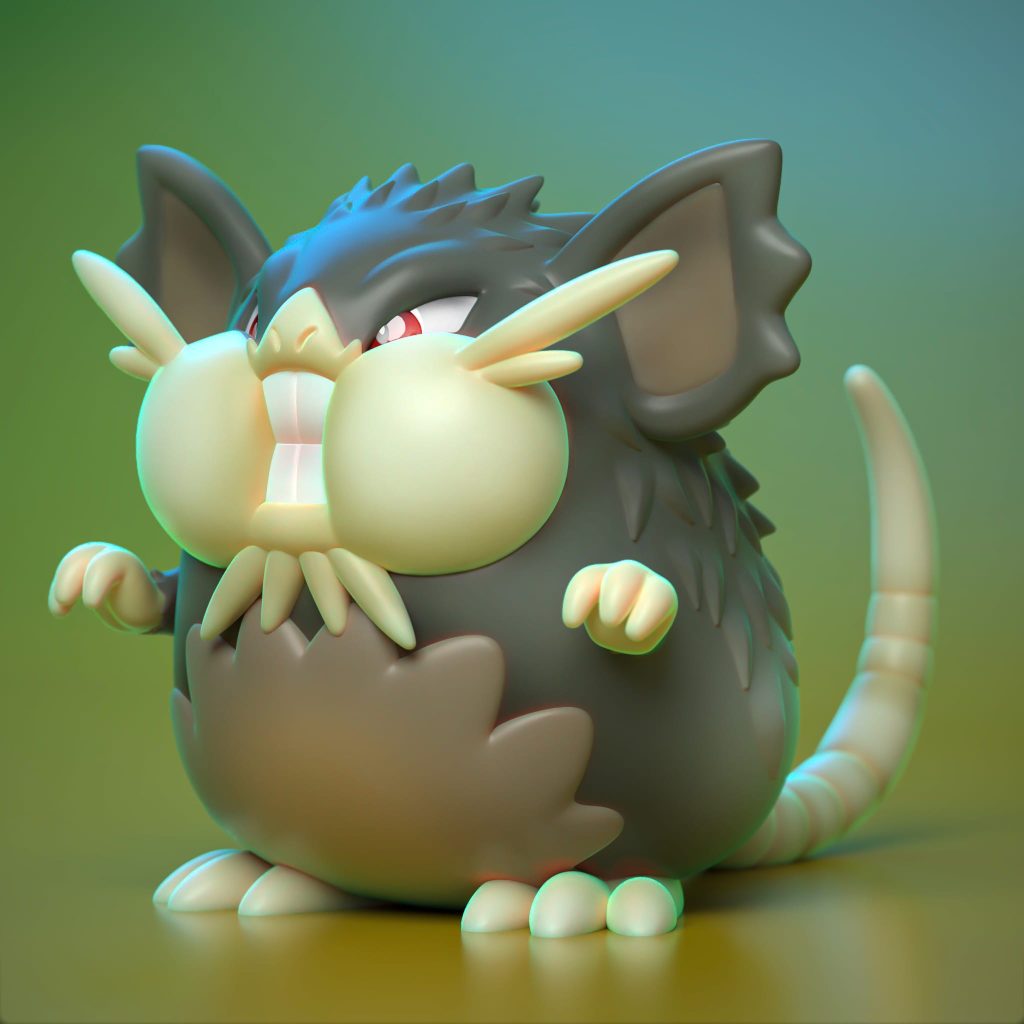 Ydeval 精灵宝可梦 拉达-P站图纸收藏馆