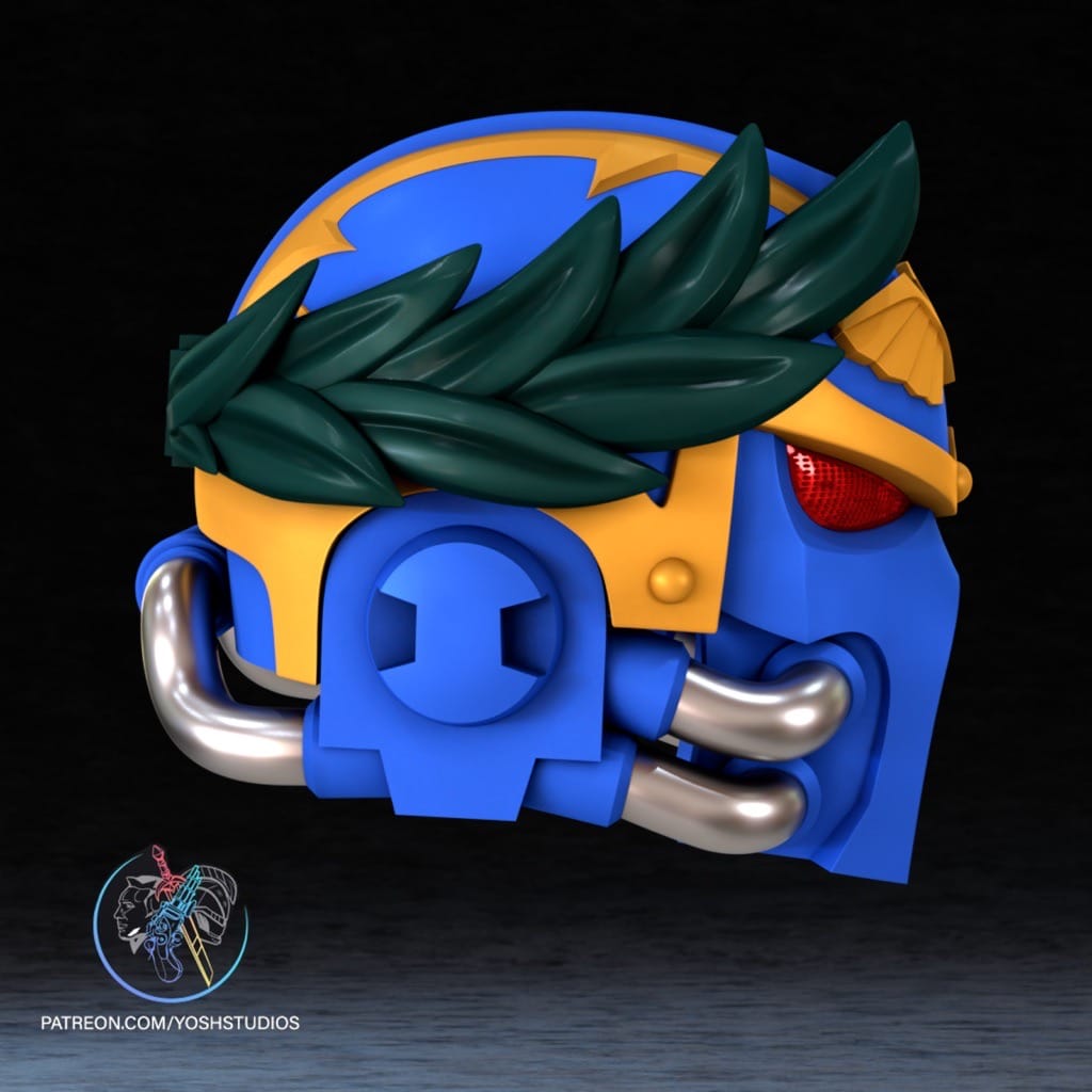 图片[2]-Yosh 战锤40k 罗保特·基里曼面具-P站图纸收藏馆