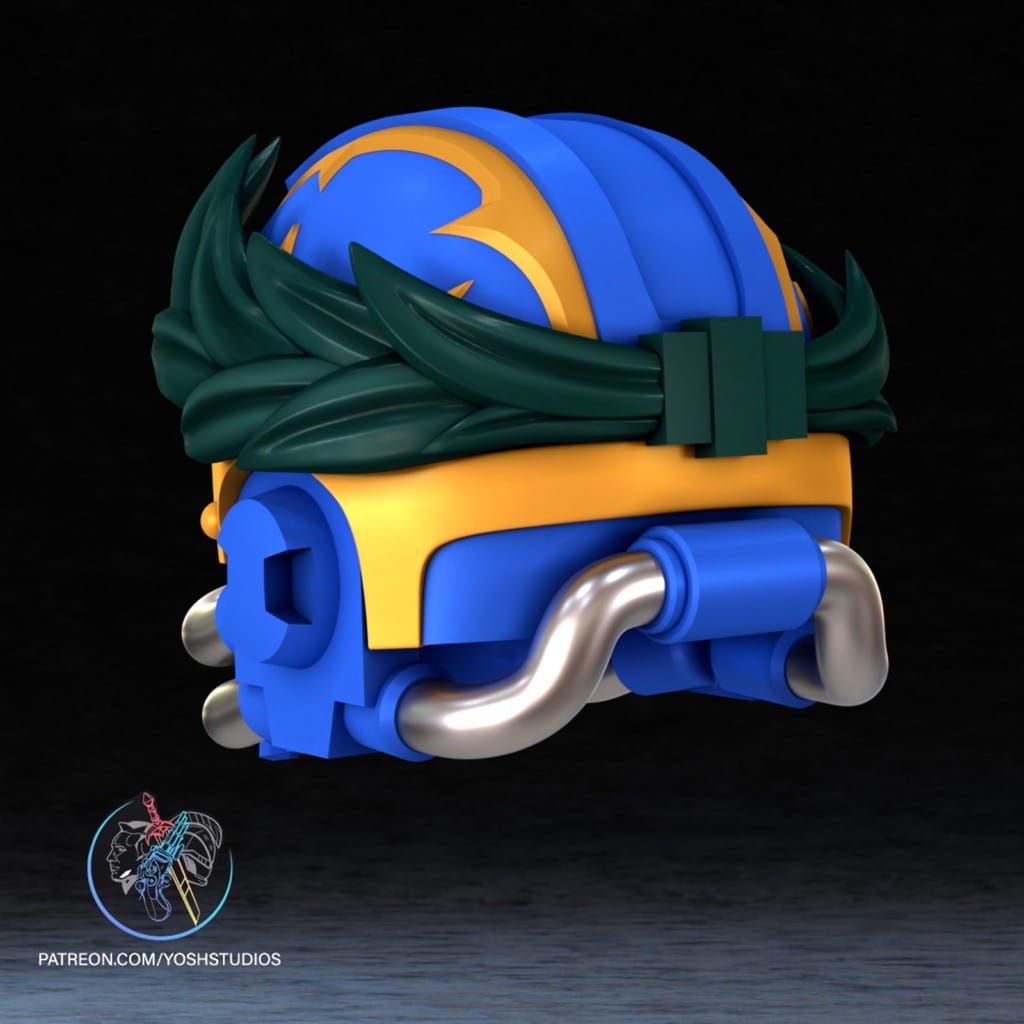 图片[3]-Yosh 战锤40k 罗保特·基里曼面具-P站图纸收藏馆