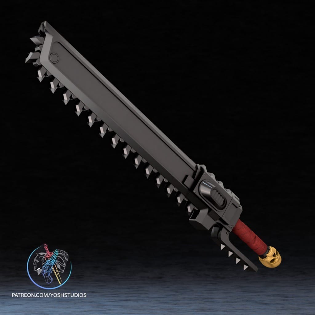 图片[3]-Yosh 战锤40k 希德拉弗型链锯剑-P站图纸收藏馆