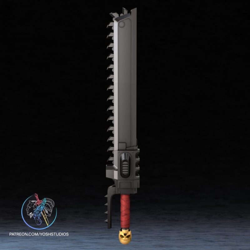 Yosh 战锤40k 希德拉弗型链锯剑-P站图纸收藏馆