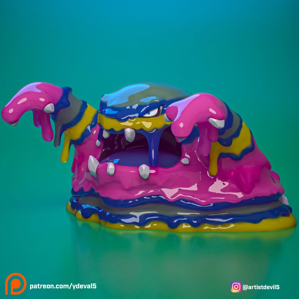 Ydeval 精灵宝可梦 阿罗拉臭臭泥-P站图纸收藏馆