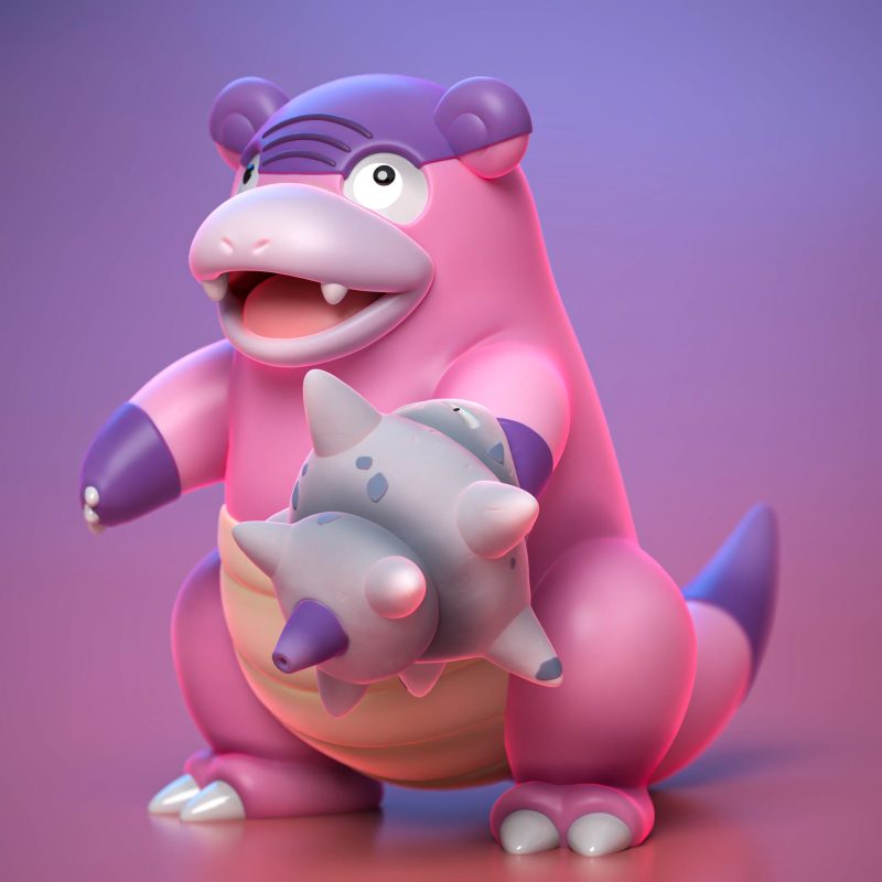 Ydeval 精灵宝可梦 伽勒尔呆壳兽-P站图纸收藏馆