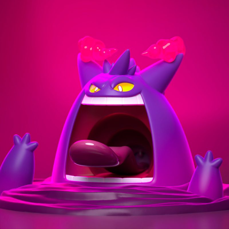 Ydeval 精灵宝可梦 耿鬼-P站图纸收藏馆