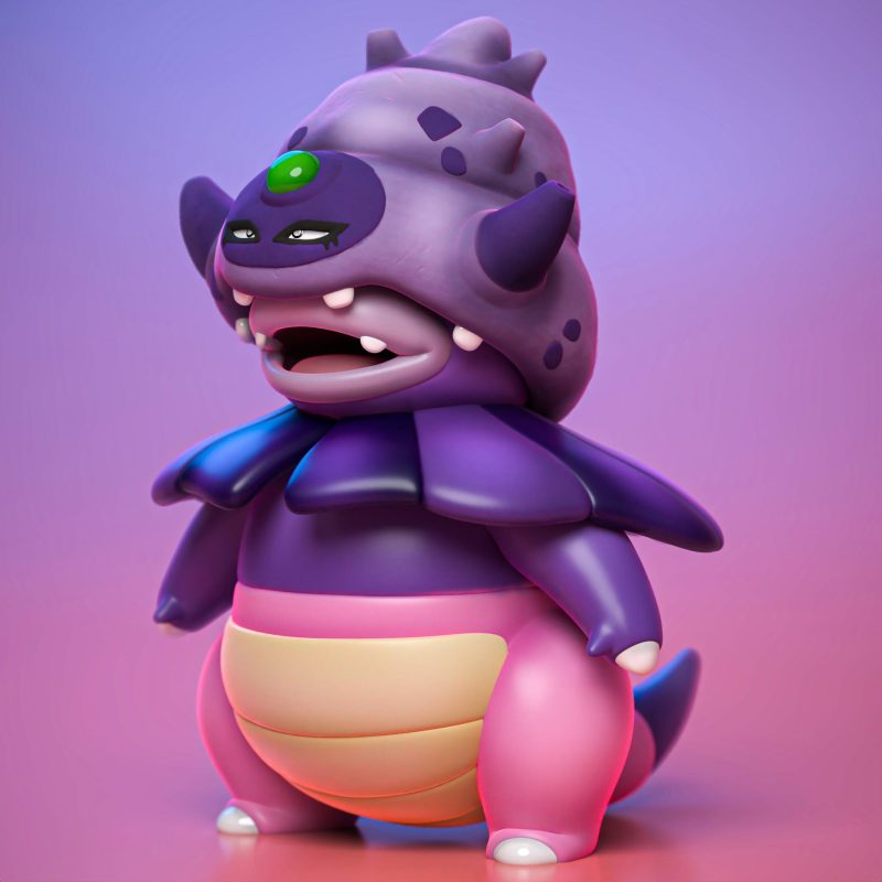 Ydeval 精灵宝可梦 伽勒尔呆呆王-P站图纸收藏馆