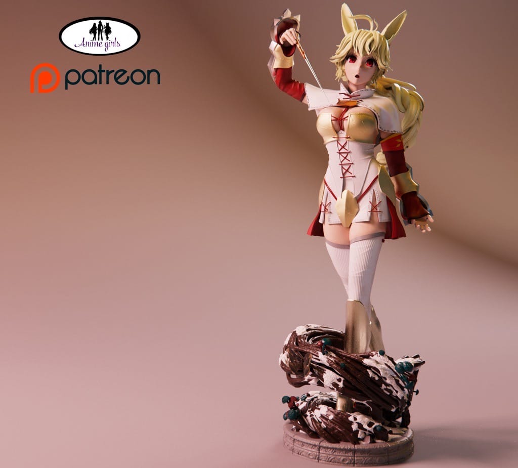 ANIME GIRLS 六花的勇者女主 娜谢塔尼娅-P站图纸收藏馆