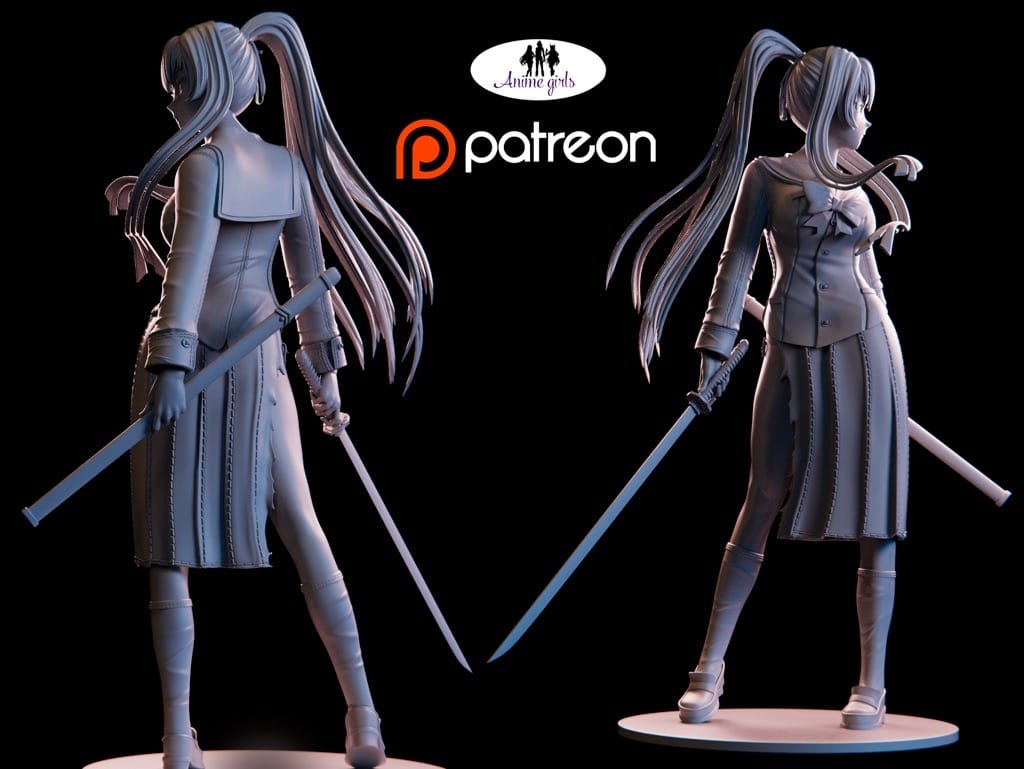 图片[2]-ANIME GIRLS 学园默示录 毒岛冴子-P站图纸收藏馆