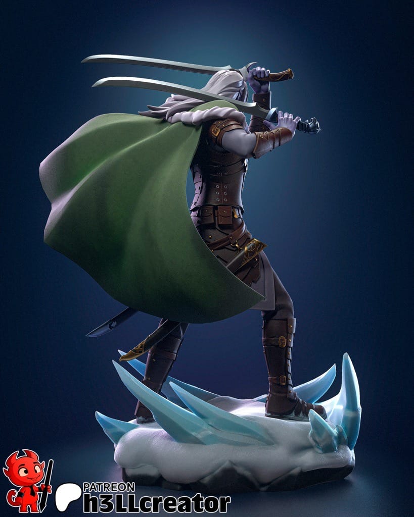 图片[2]-H3LL 龙与地下城 崔斯特·杜垩登-P站图纸收藏馆