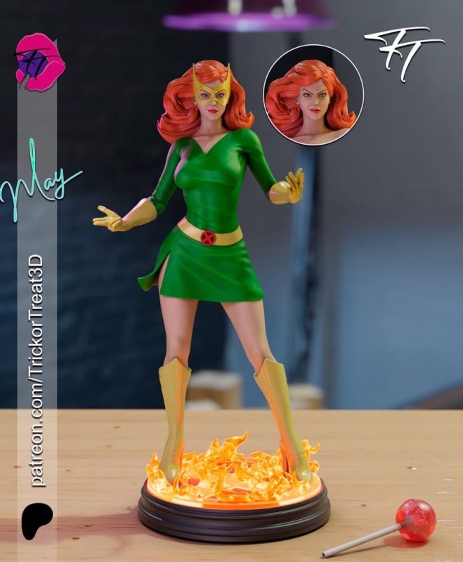 Trick or Treat 漫威 凤凰女琴·格雷-P站图纸收藏馆