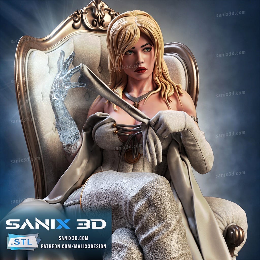 Sanix3d 漫威 爱玛·弗洛斯特-P站图纸收藏馆