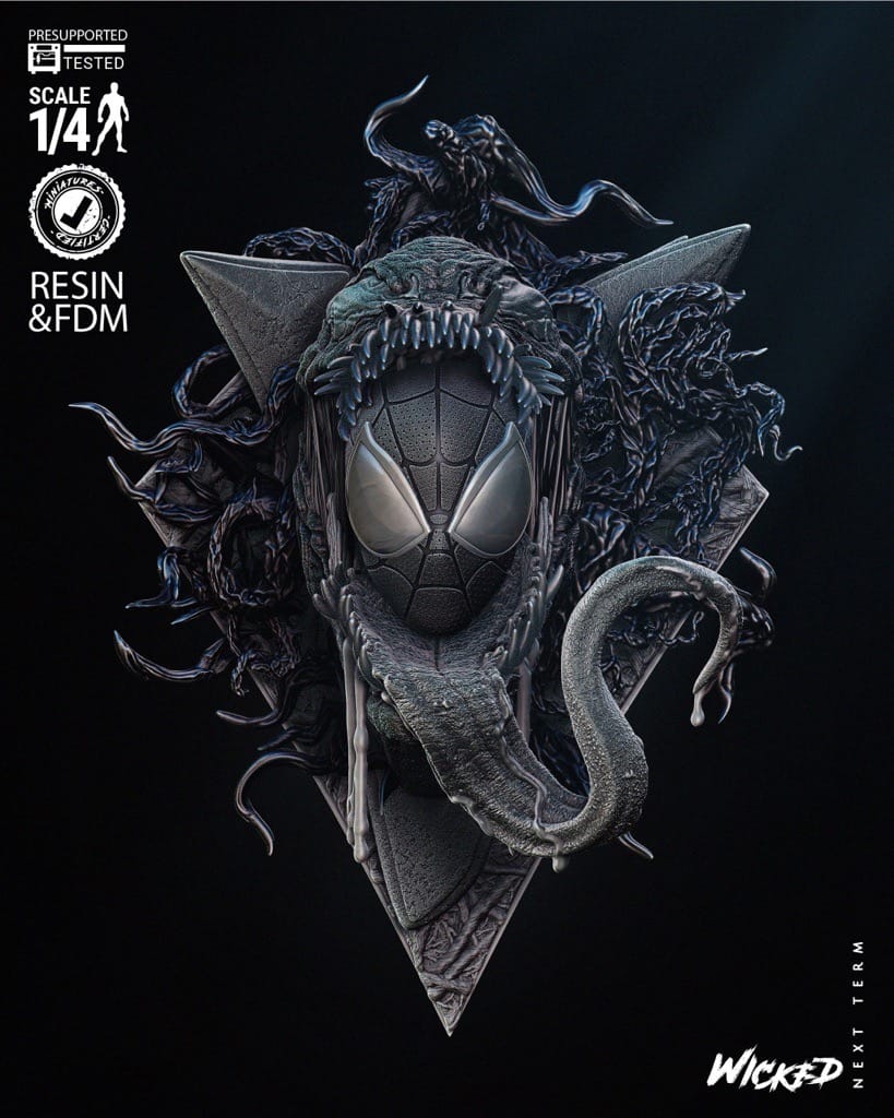 3DWicked 漫威 毒液-P站图纸收藏馆